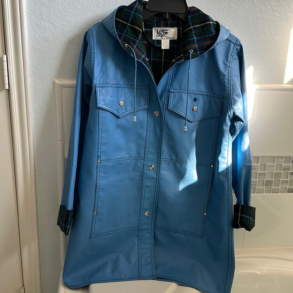 Lot One Inc. of Boston Blue Raincoat